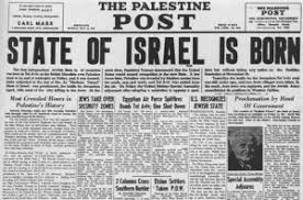 Israel 1948 Newspaper