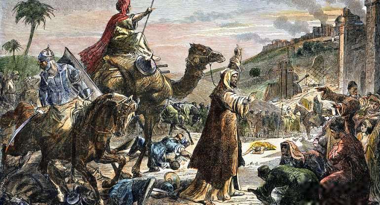 Caliph Omar Enters Jerusalem